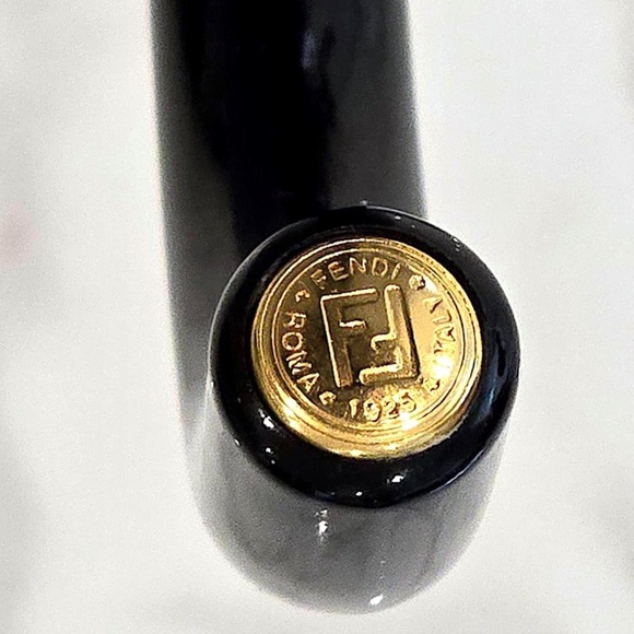 Rare FENDI Zucca Umbrella Special Edition W/Exclusive Roma 1925 Webbing Monogram - Picture 11 of 16